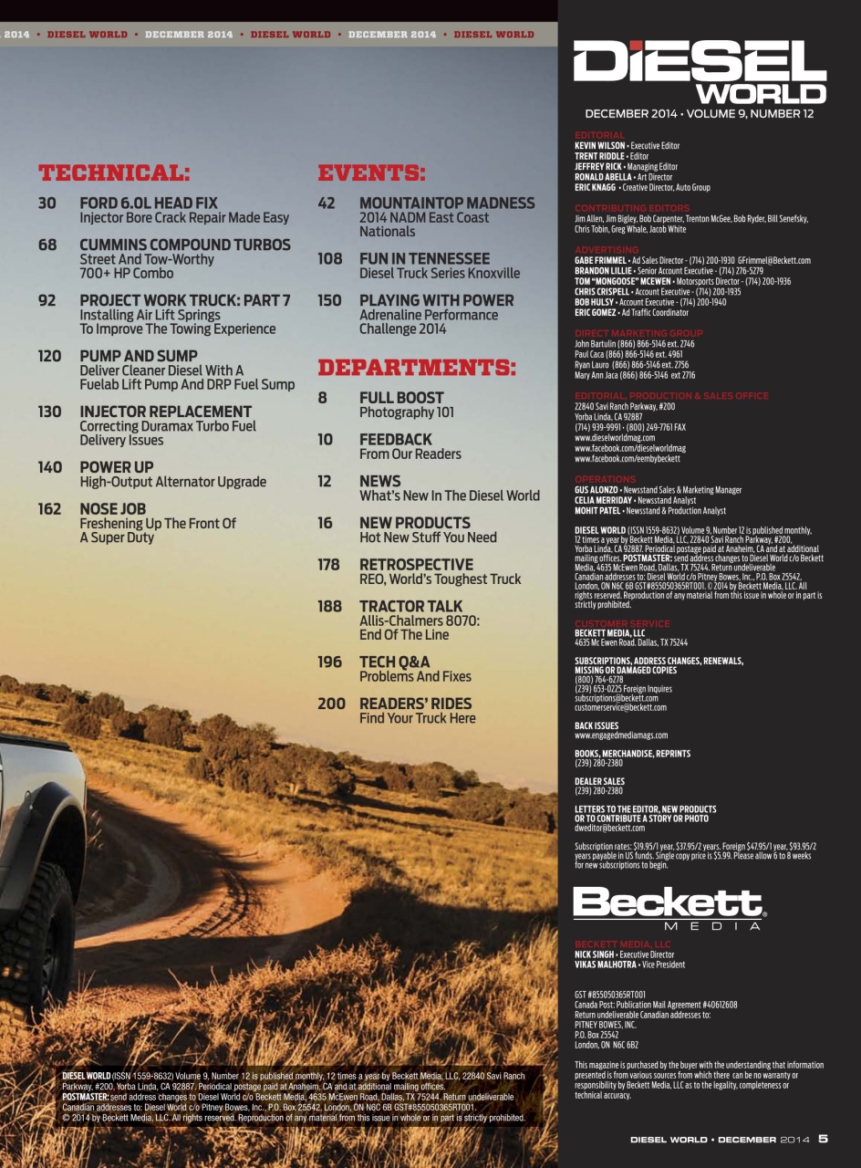 Diesel World Preview Pages