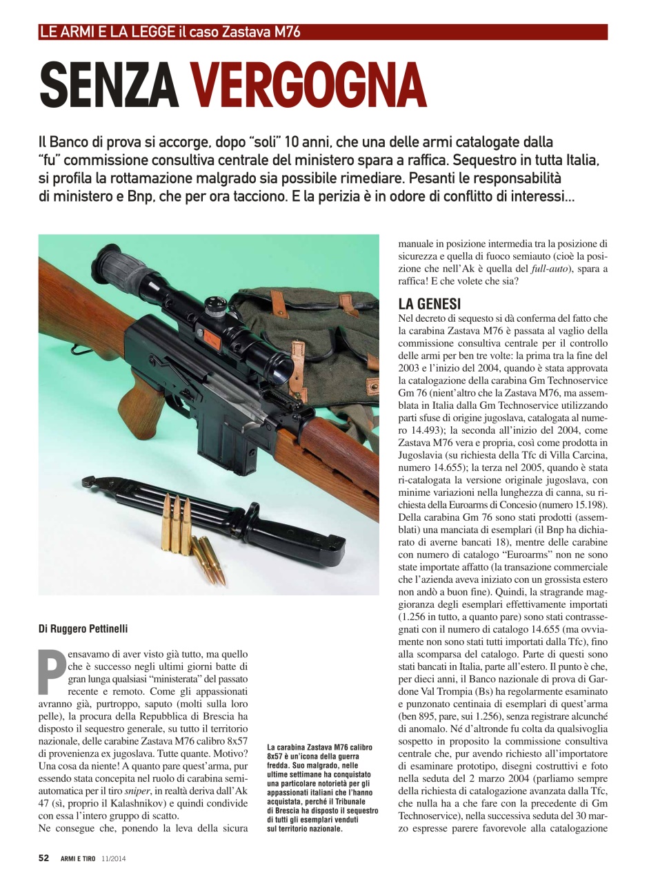 Armi E Tiro Preview Pages