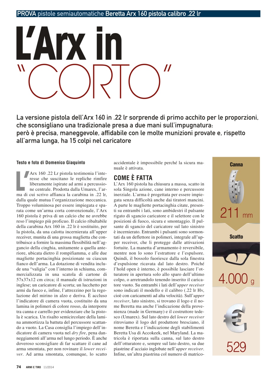 Armi E Tiro Preview Pages