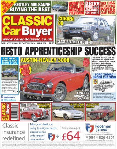 Classic Car Buyer issue 