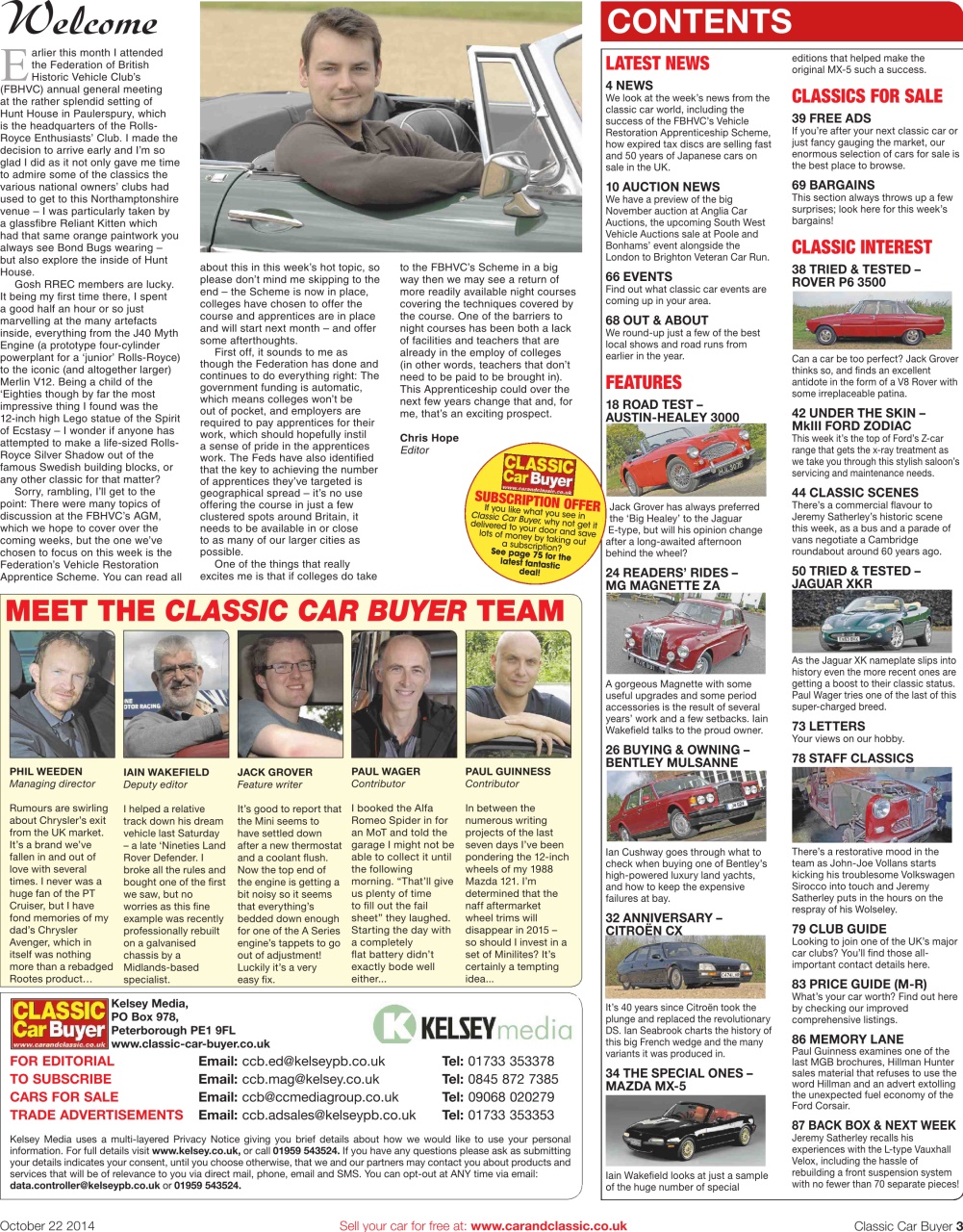 Classic Car Buyer Preview Pages