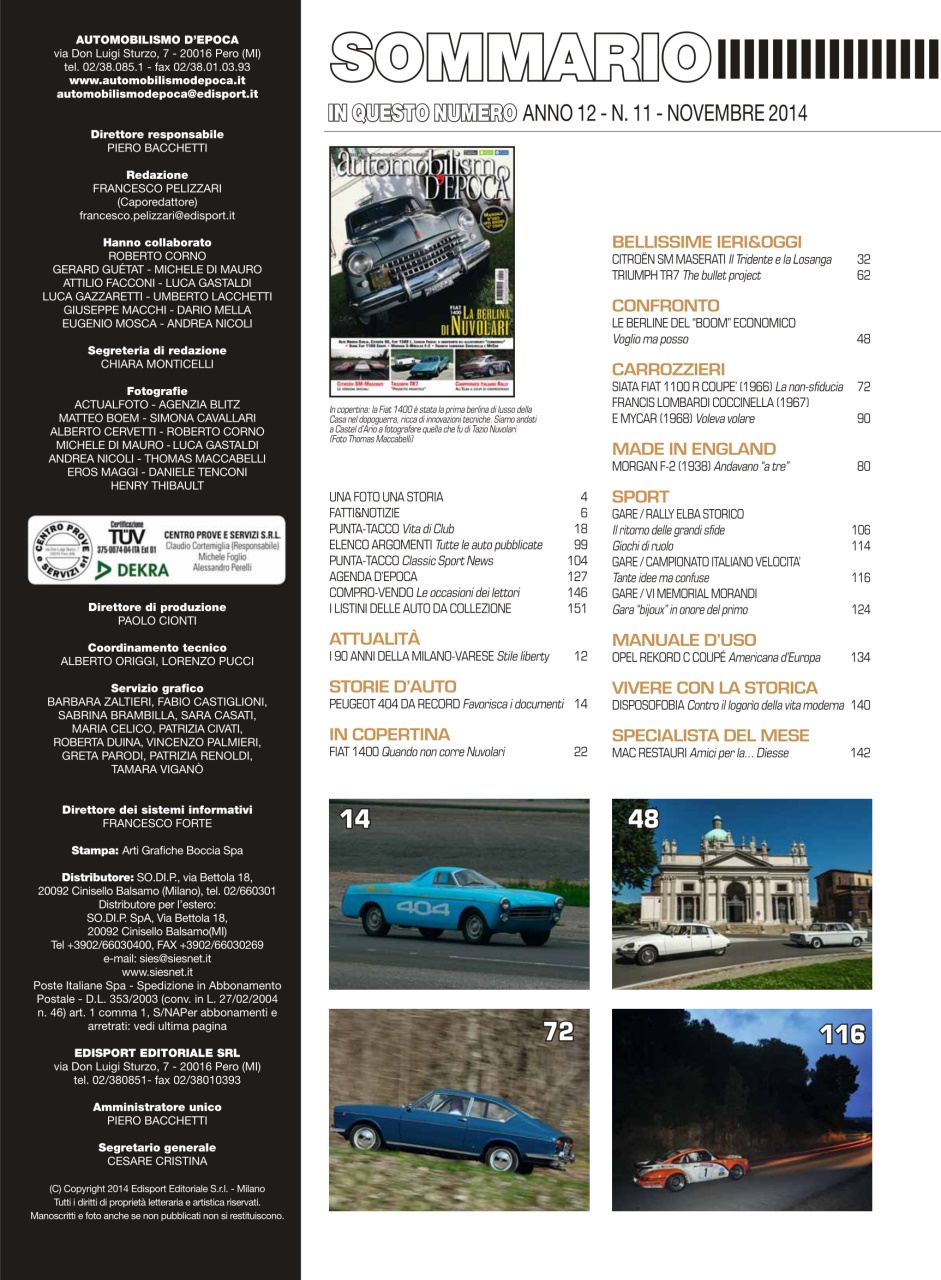 Automobilismo d'Epoca Preview Pages