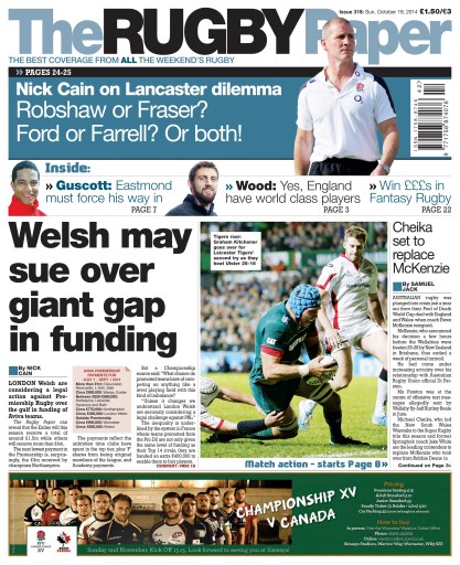 The Rugby Paper issue 