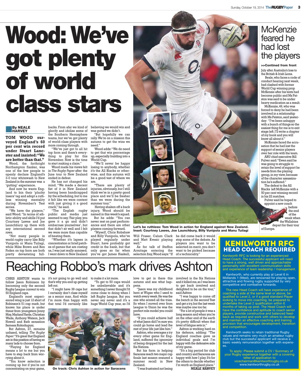 The Rugby Paper Preview Pages