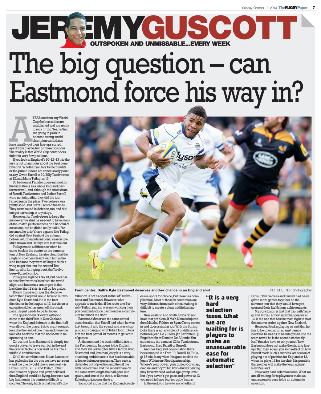 The Rugby Paper Preview Pages