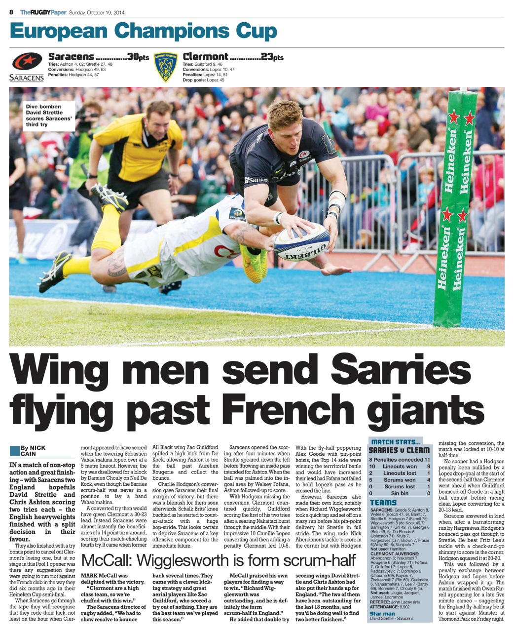 The Rugby Paper Preview Pages