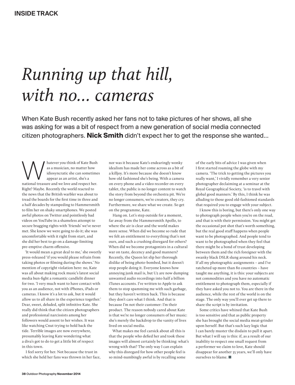 Outdoor Photography Preview Pages