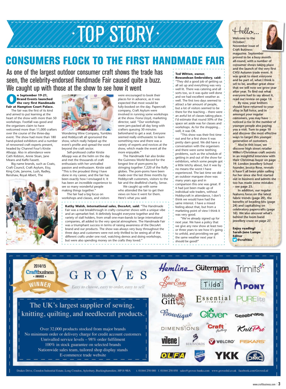 Craft Business Preview Pages