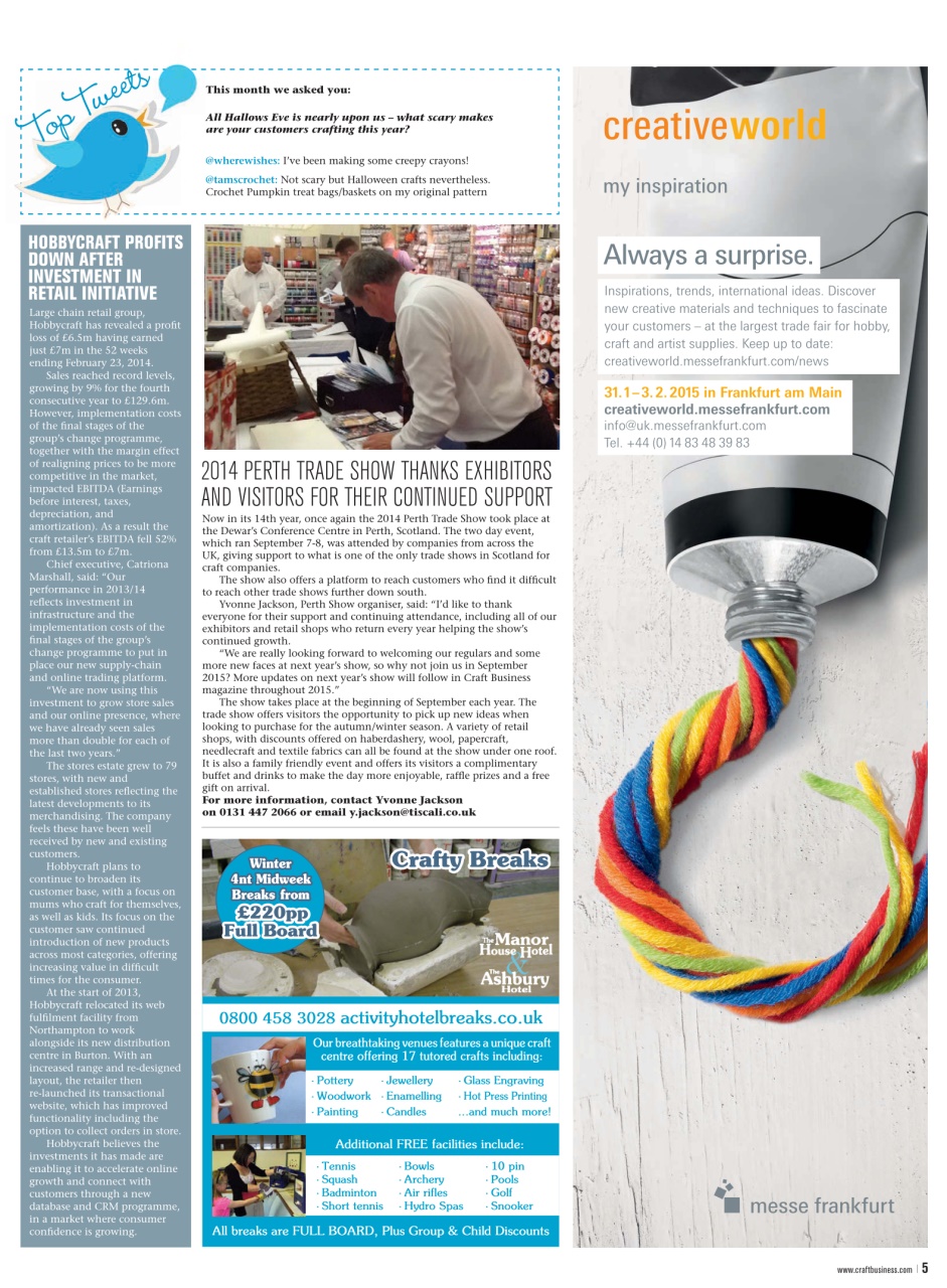 Craft Business Preview Pages