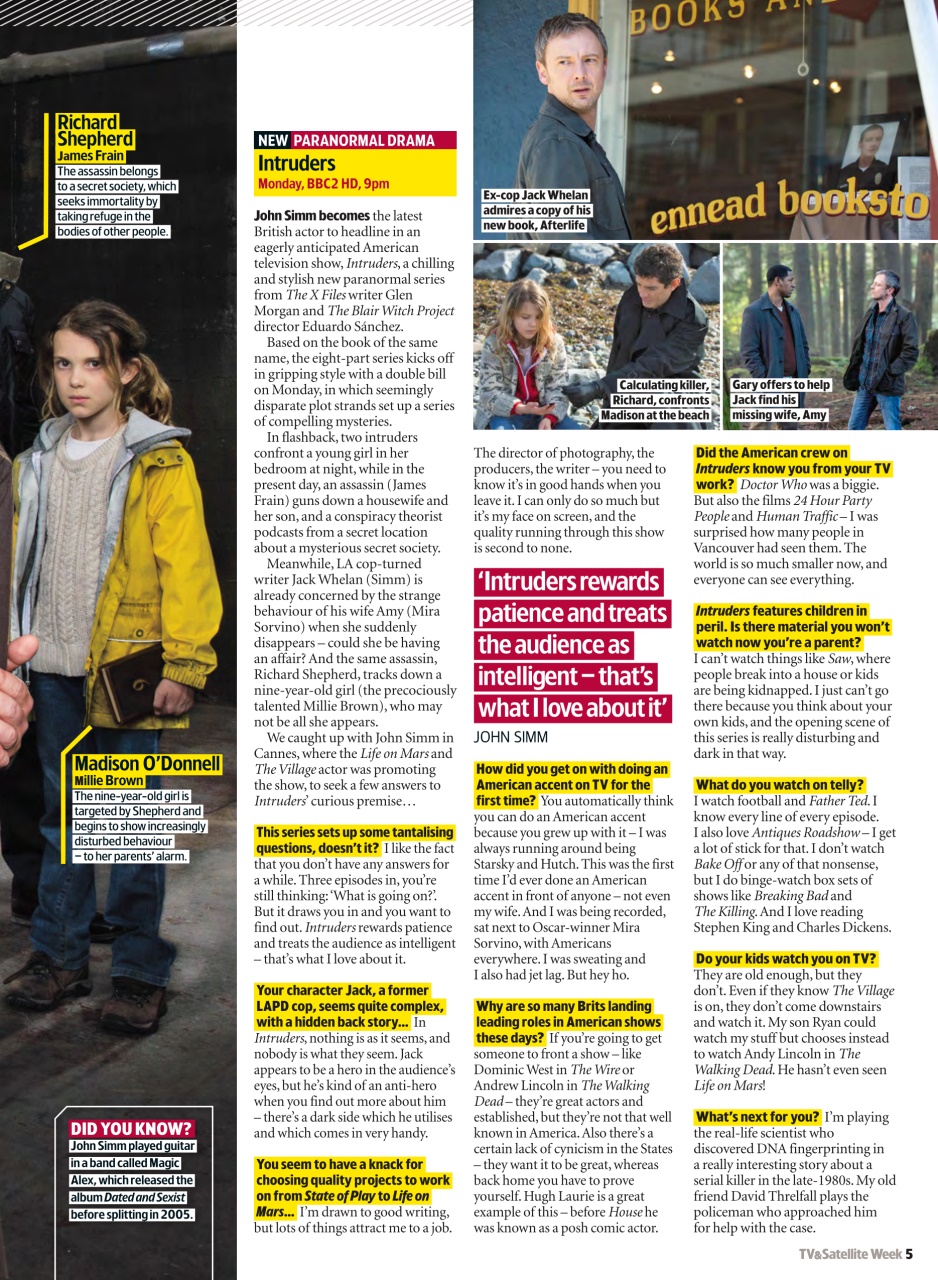TV & Satellite Week Preview Pages