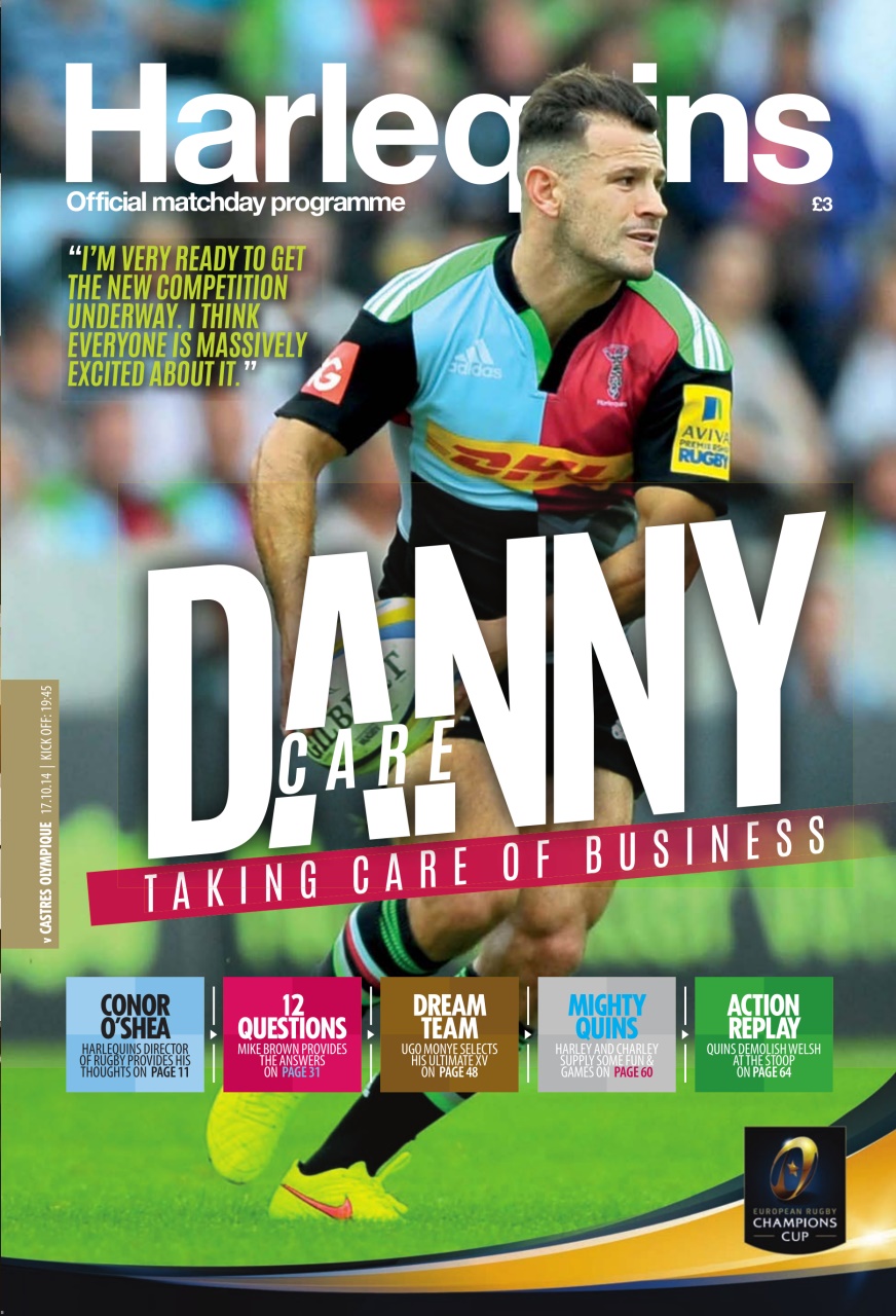 Harlequins Preview Pages