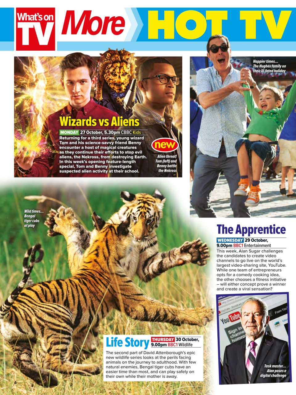 What's on TV Preview Pages