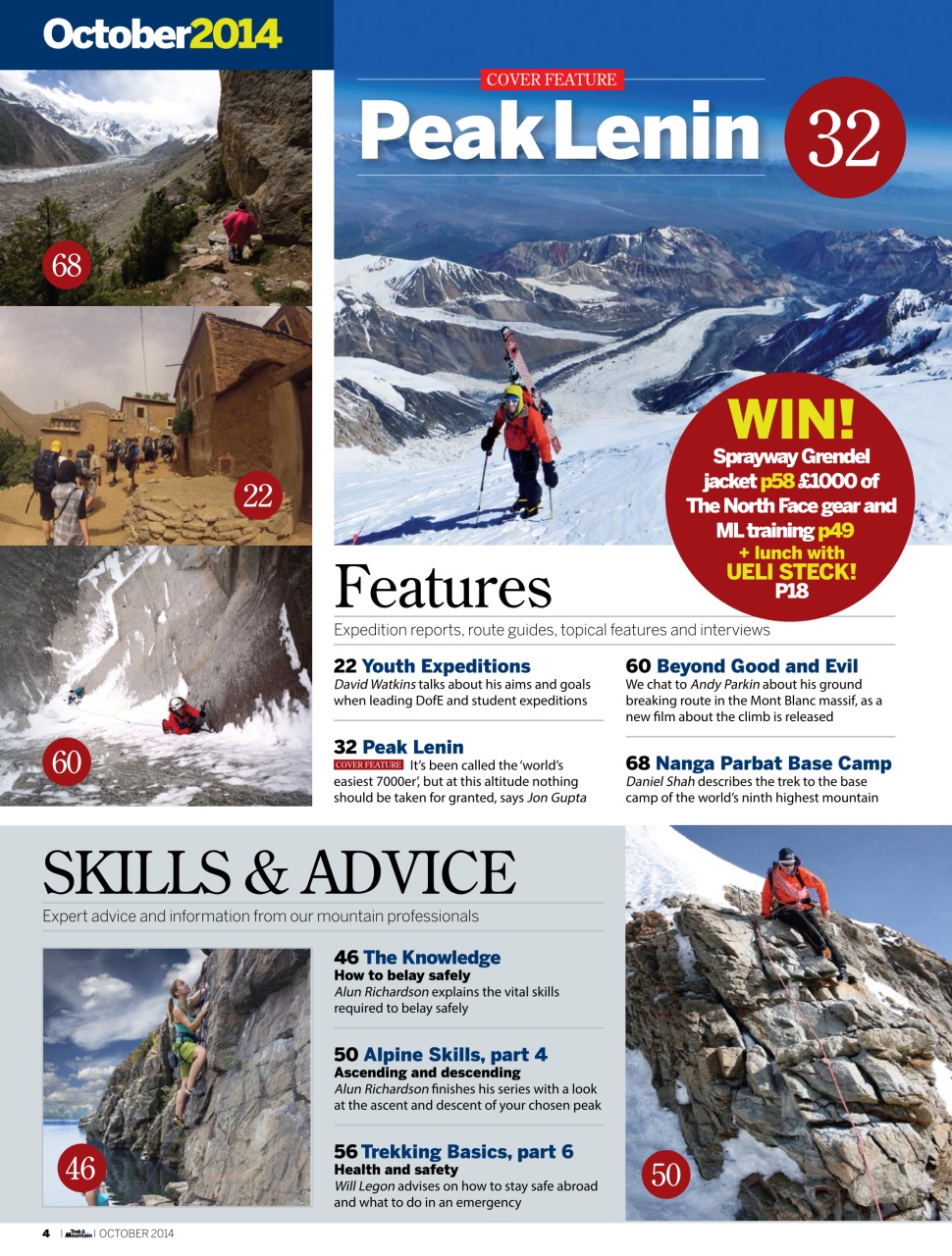 Trek & Mountain Magazine Preview Pages