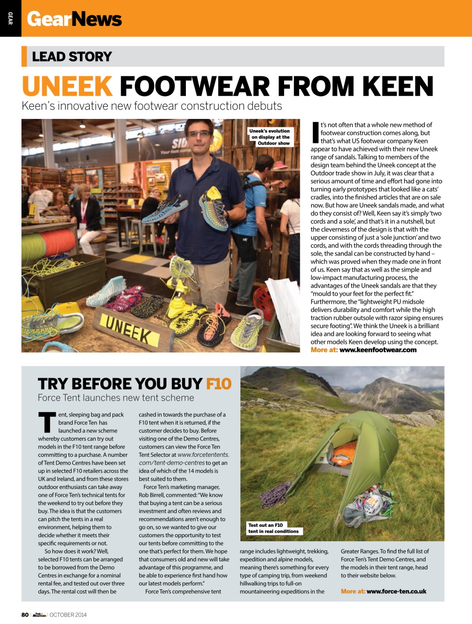 Trek & Mountain Magazine Preview Pages