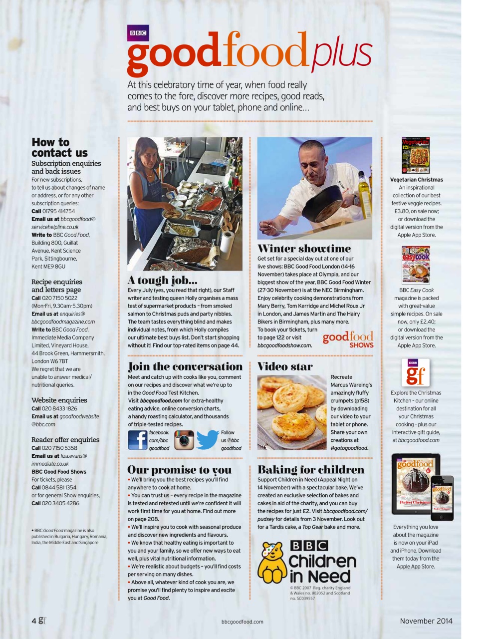 Good Food Magazine Preview Pages
