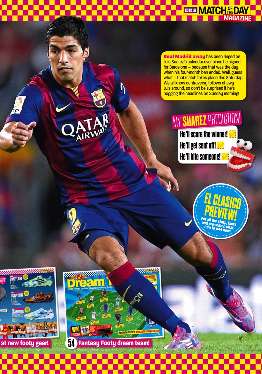 Match of the Day Preview Pages