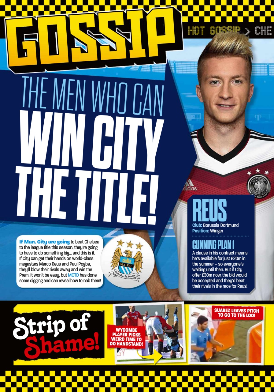Match of the Day Preview Pages