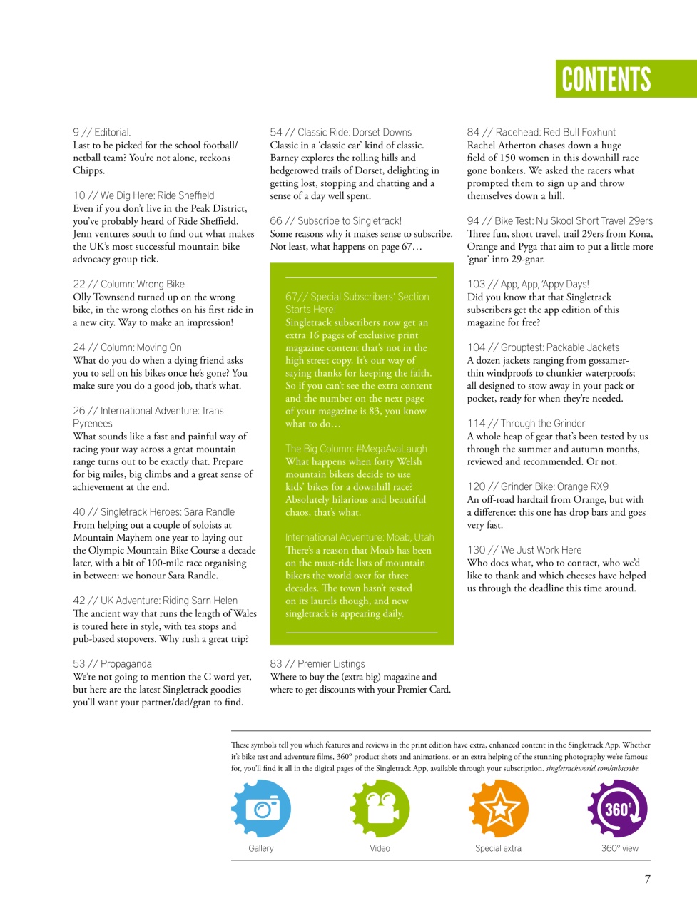 Singletrack Preview Pages