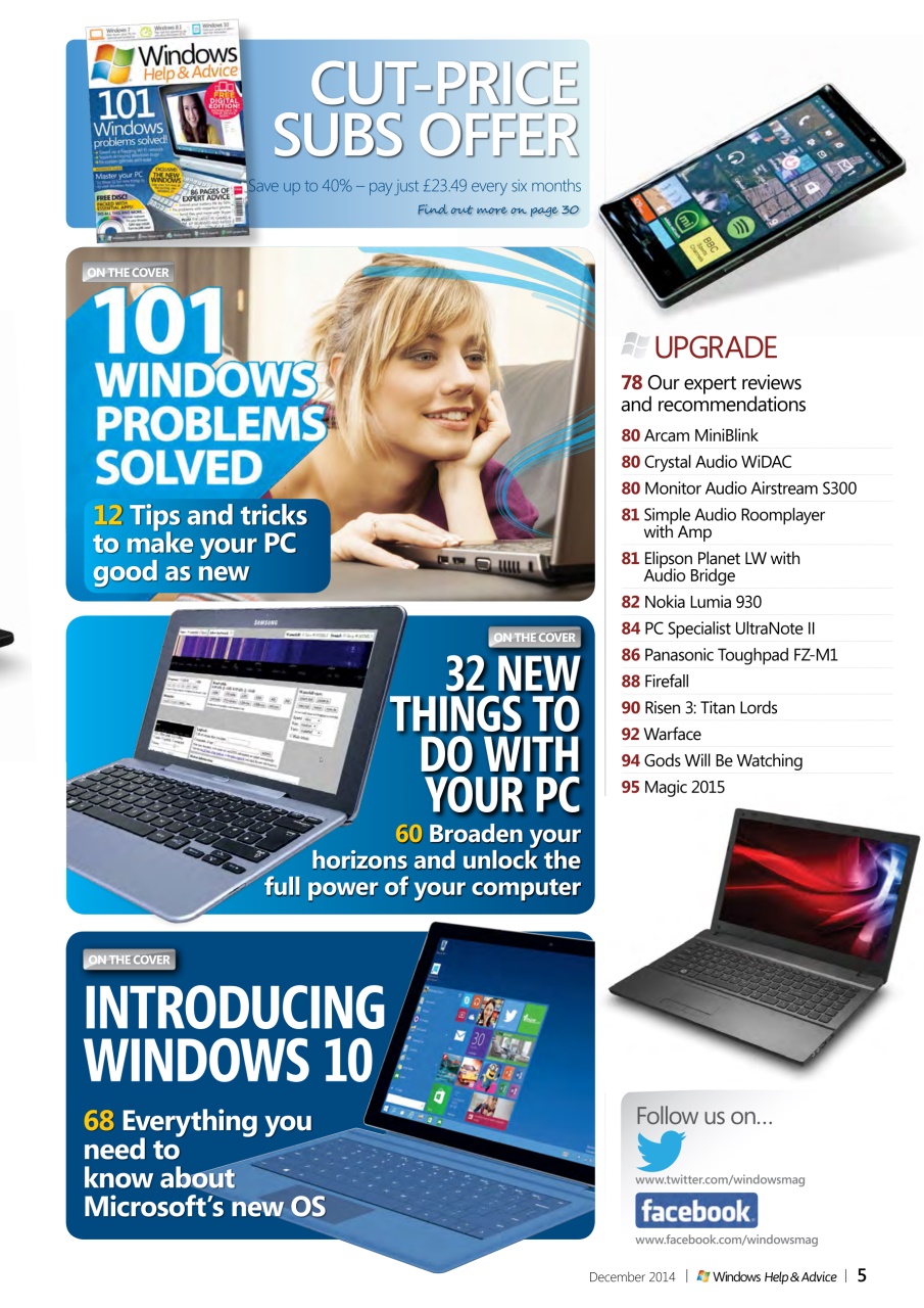 Windows Help & Advice Preview Pages