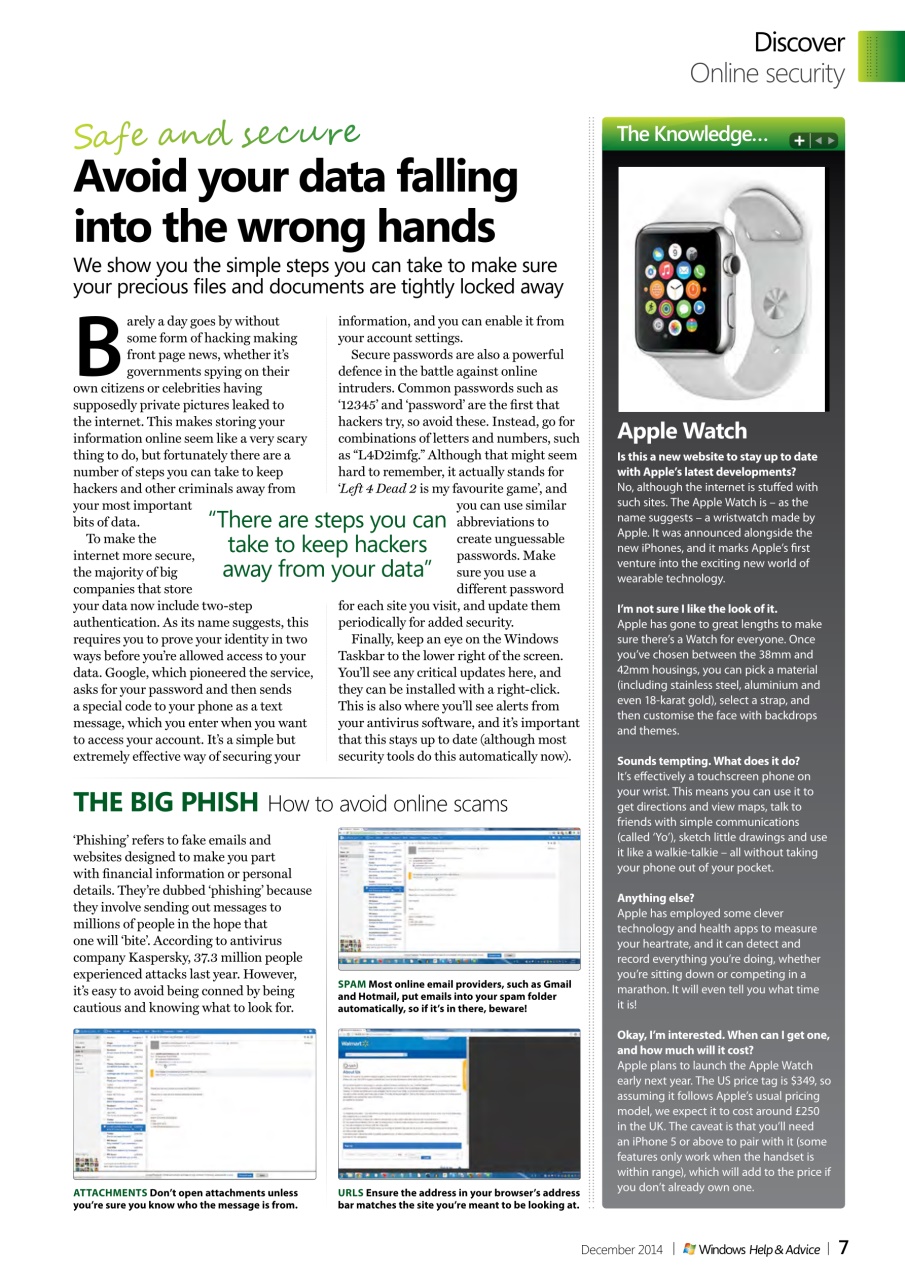 Windows Help & Advice Preview Pages
