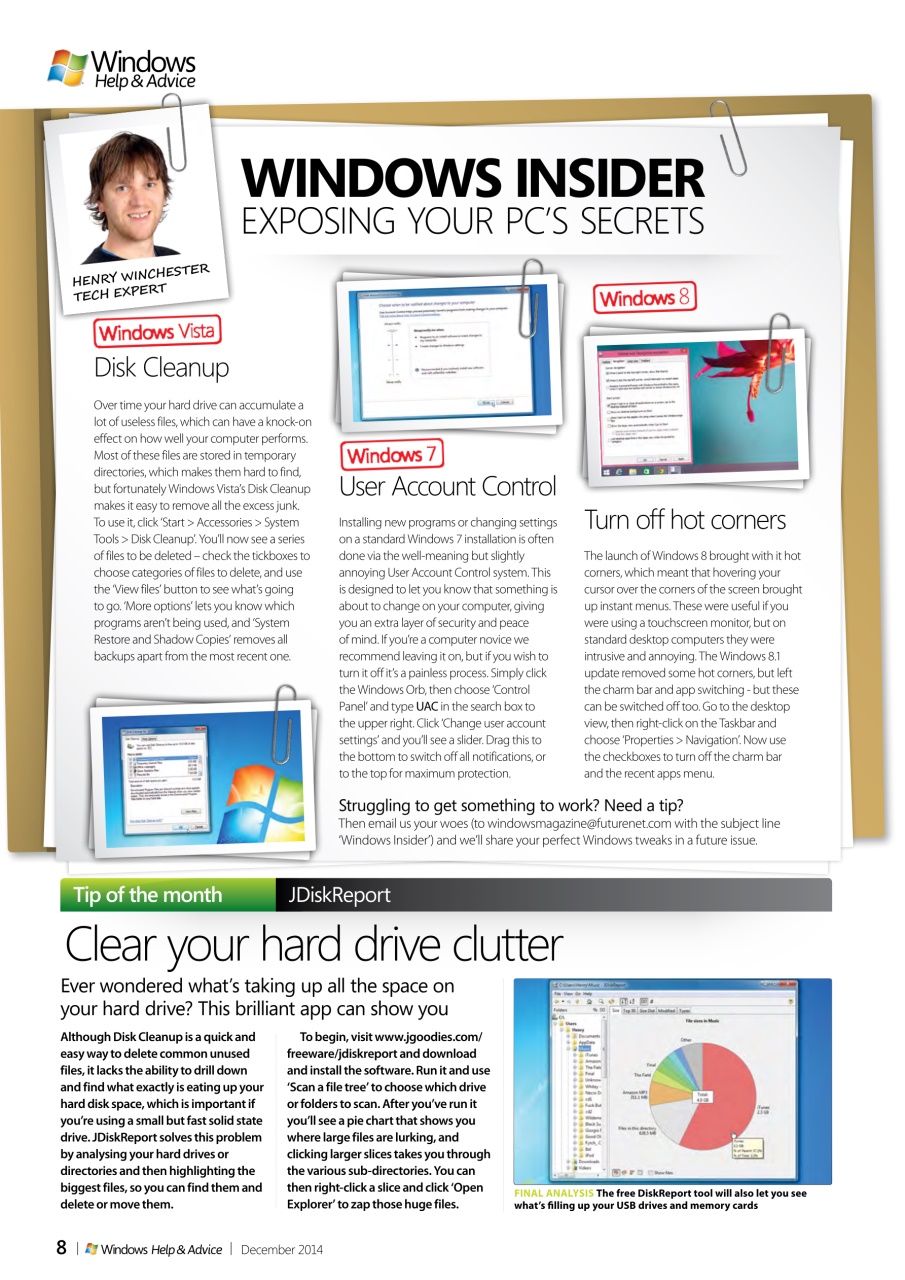 Windows Help & Advice Preview Pages
