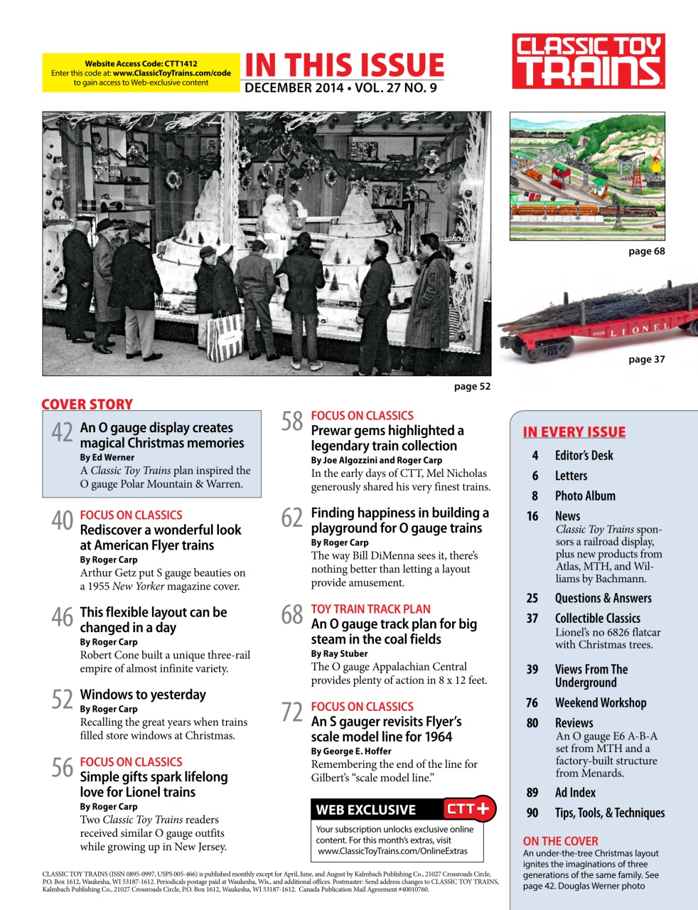 Classic Toy Trains Preview Pages