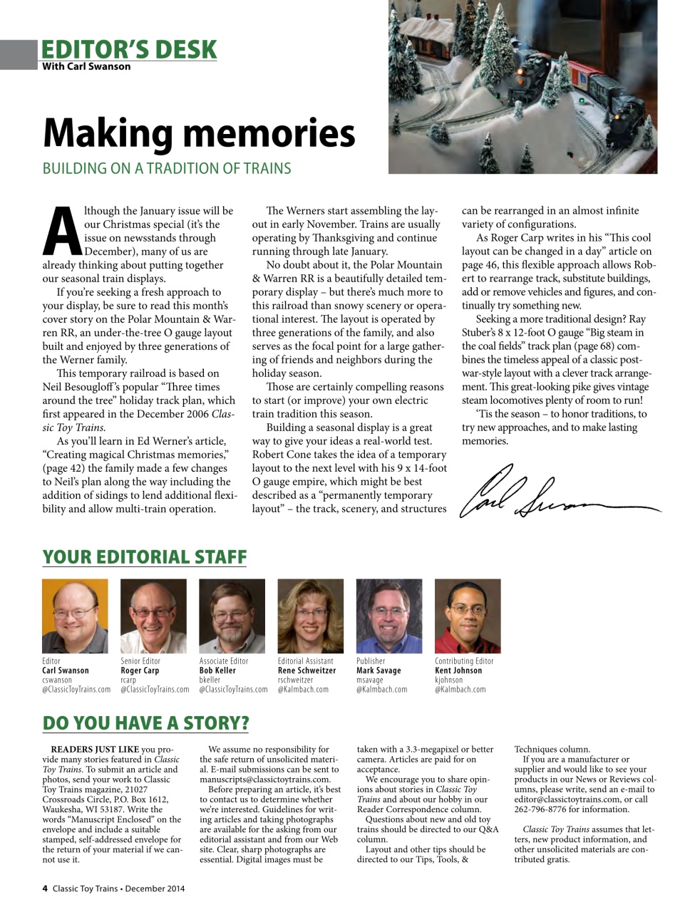 Classic Toy Trains Preview Pages