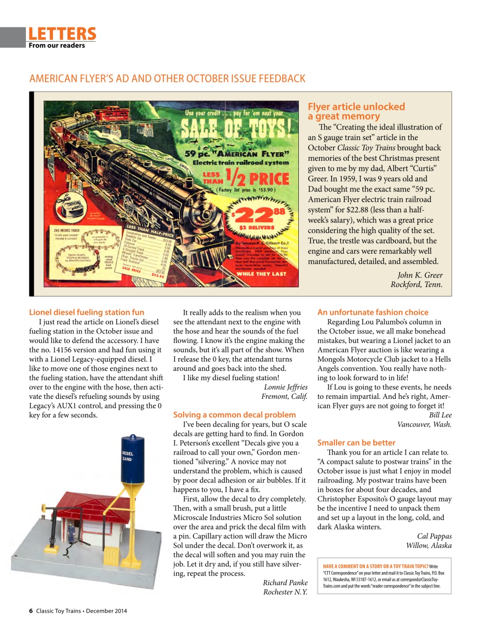 Classic Toy Trains Preview Pages