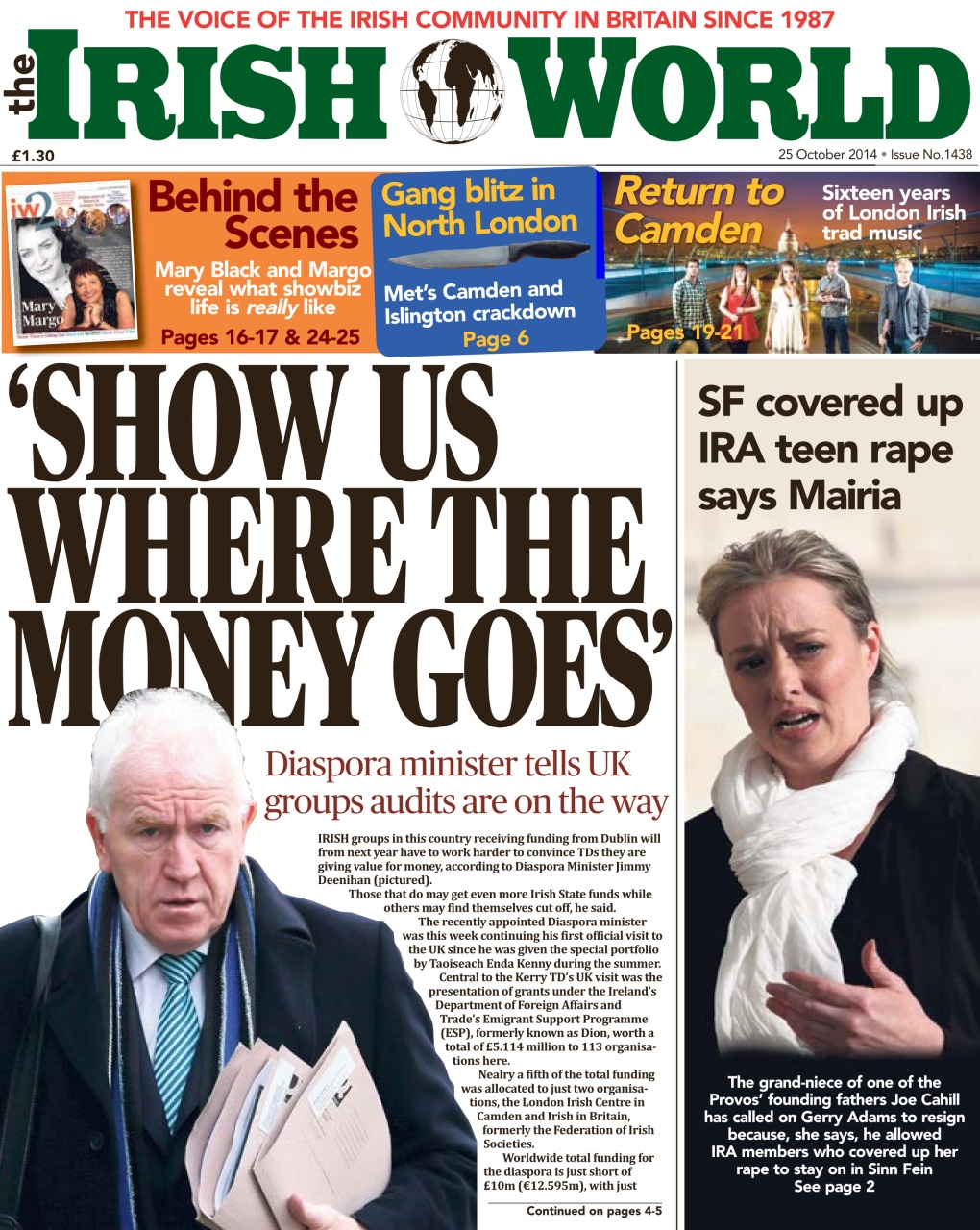 Irish World Preview Pages