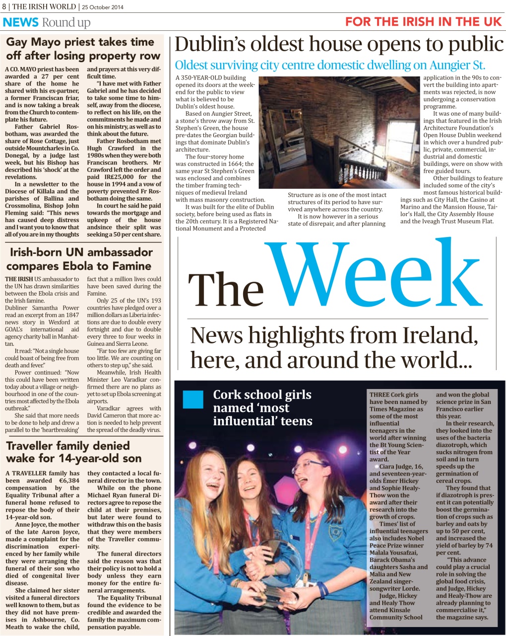 Irish World Preview Pages