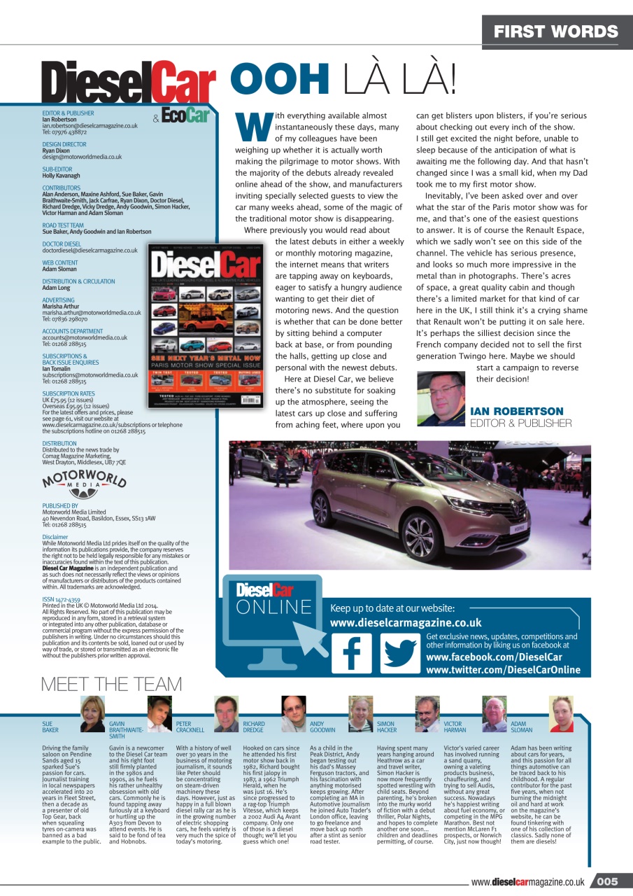 Diesel&EcoCar Magazine Preview Pages