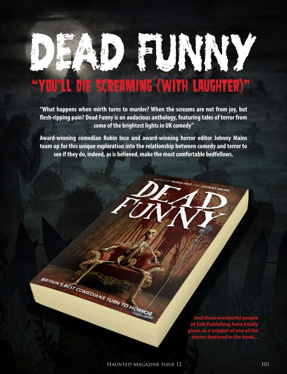 Haunted Magazine Preview Pages