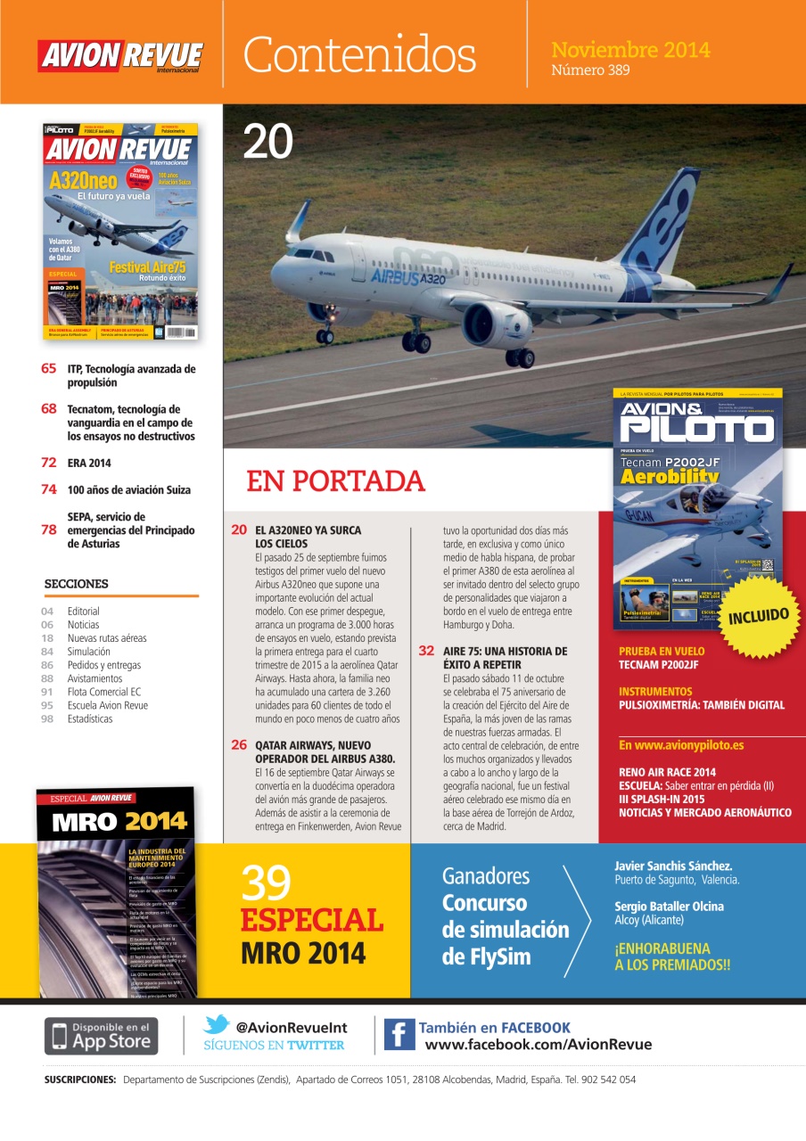 Avion Revue Internacional Preview Pages