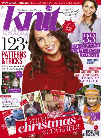 Knit Today issue Christmas 2014