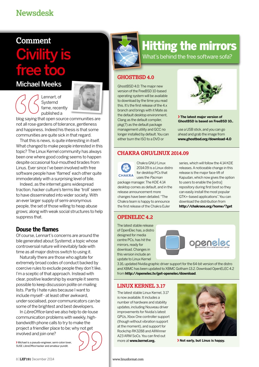 Linux Format Preview Pages