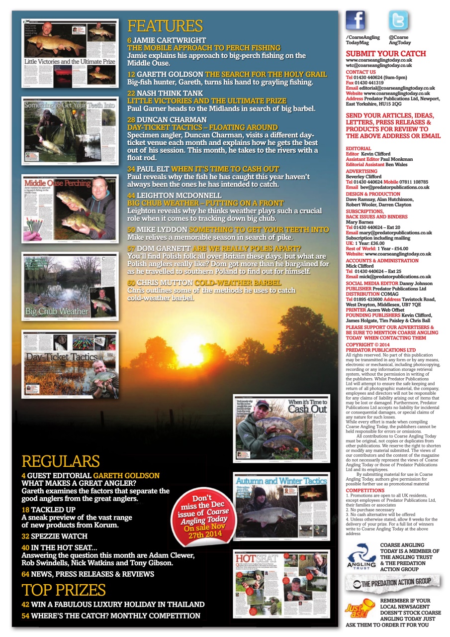 Coarse Angling Today Preview Pages