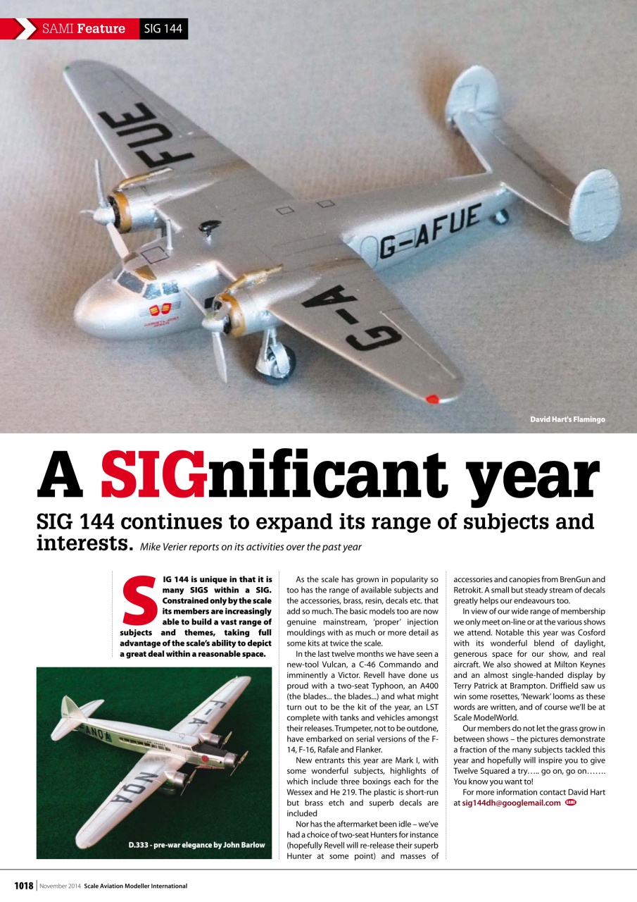 Scale Aviation and Military Modeller International (A) Preview Pages