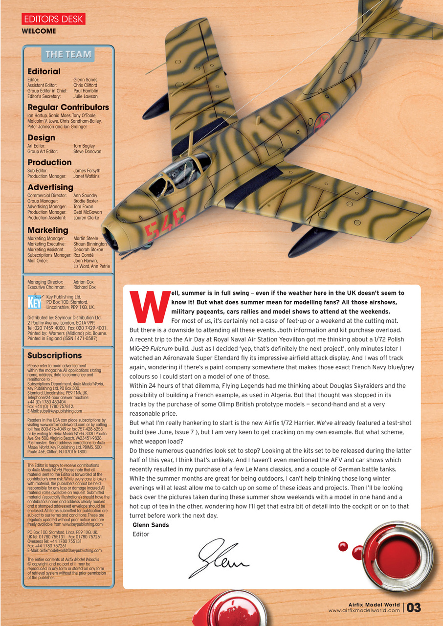 Airfix Model World Preview Pages