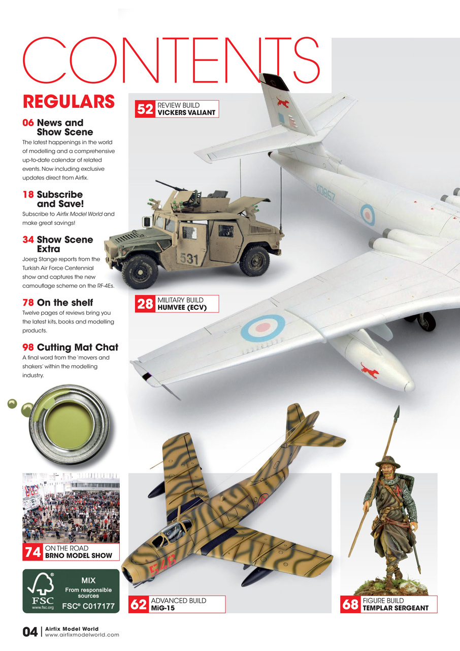 Airfix Model World Preview Pages