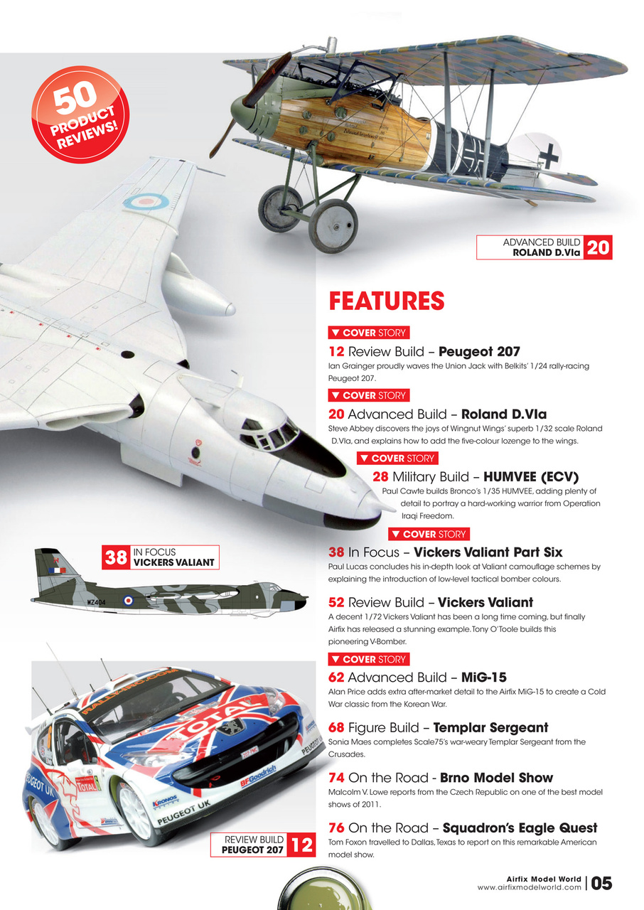 Airfix Model World Preview Pages