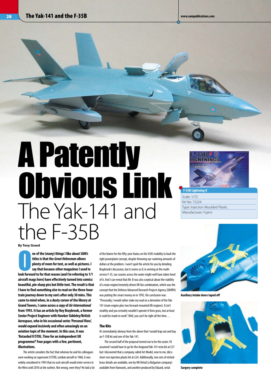 Model Aircraft Preview Pages