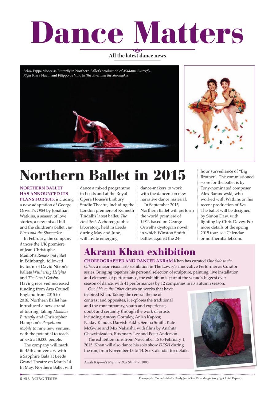 Dancing Times Preview Pages