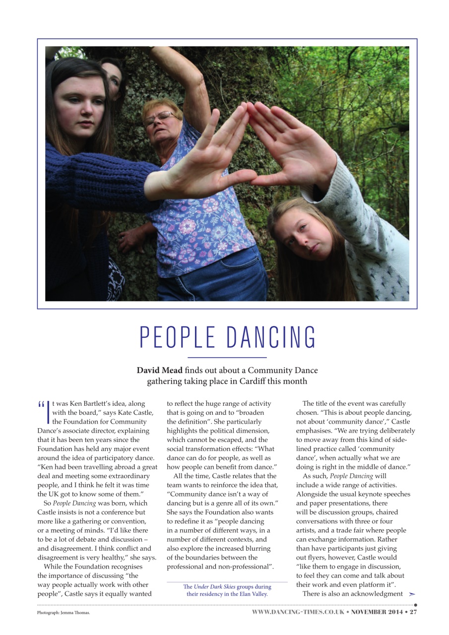 Dancing Times Preview Pages