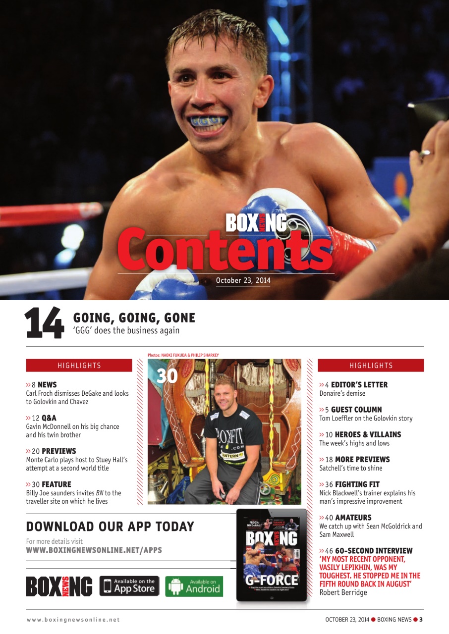 Boxing News Preview Pages