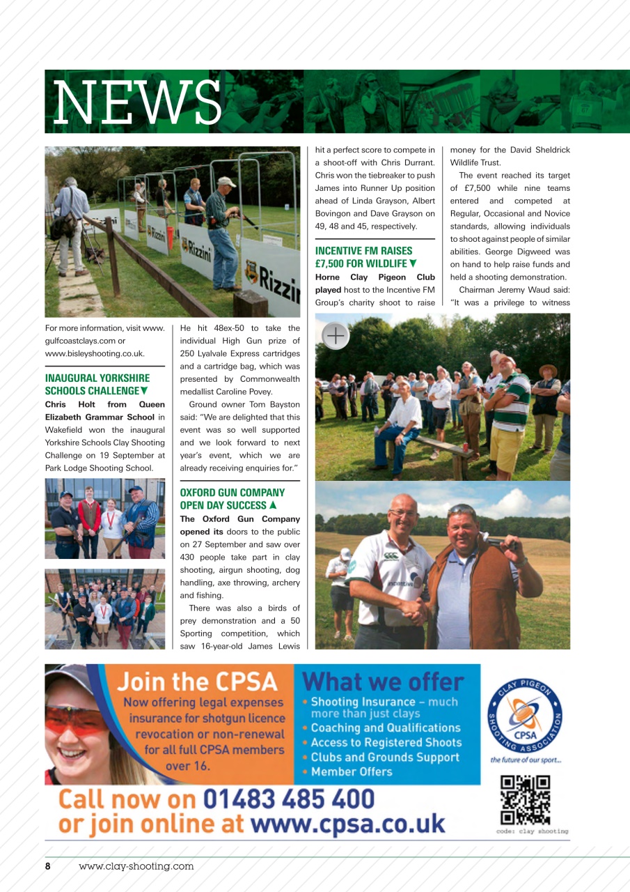 Clay Shooting Preview Pages