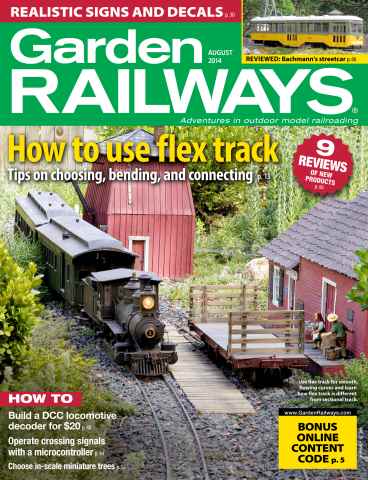 Garden Railways issue August 2014