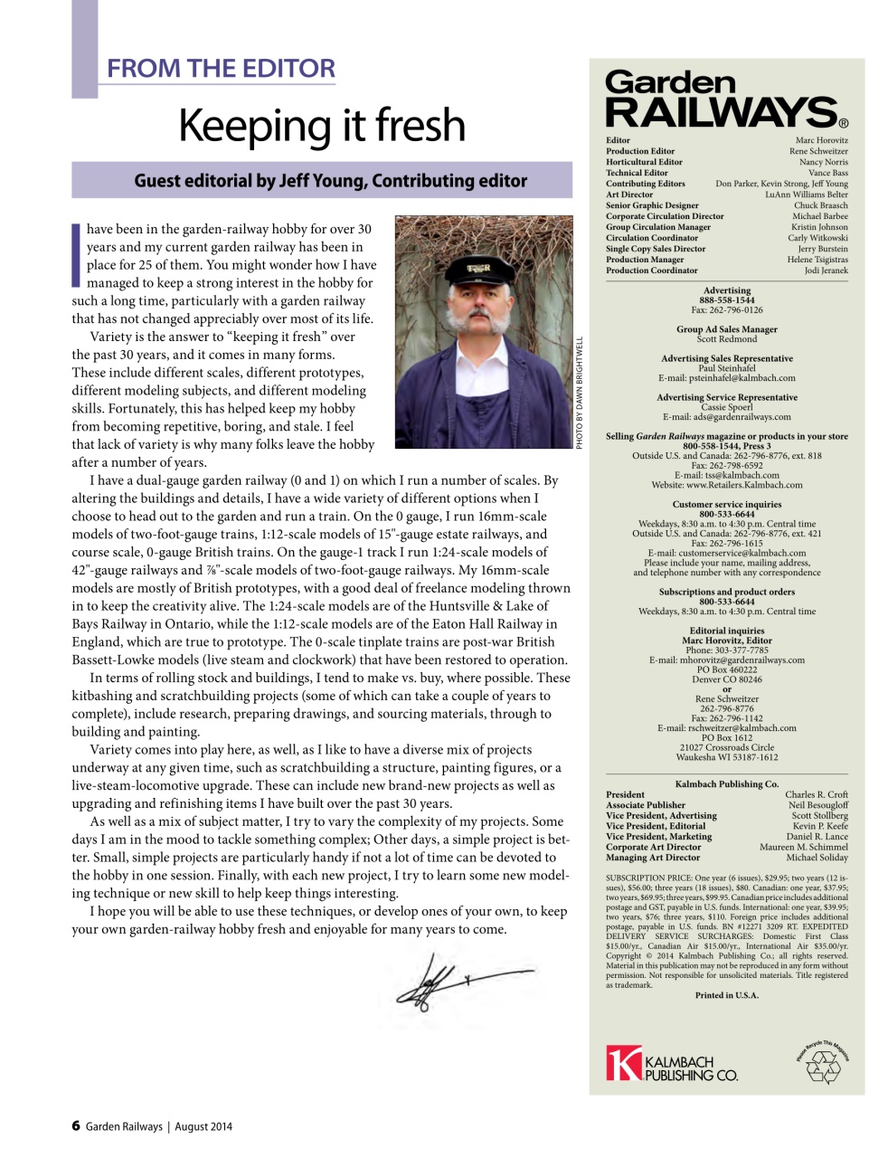 Garden Railways Preview Pages