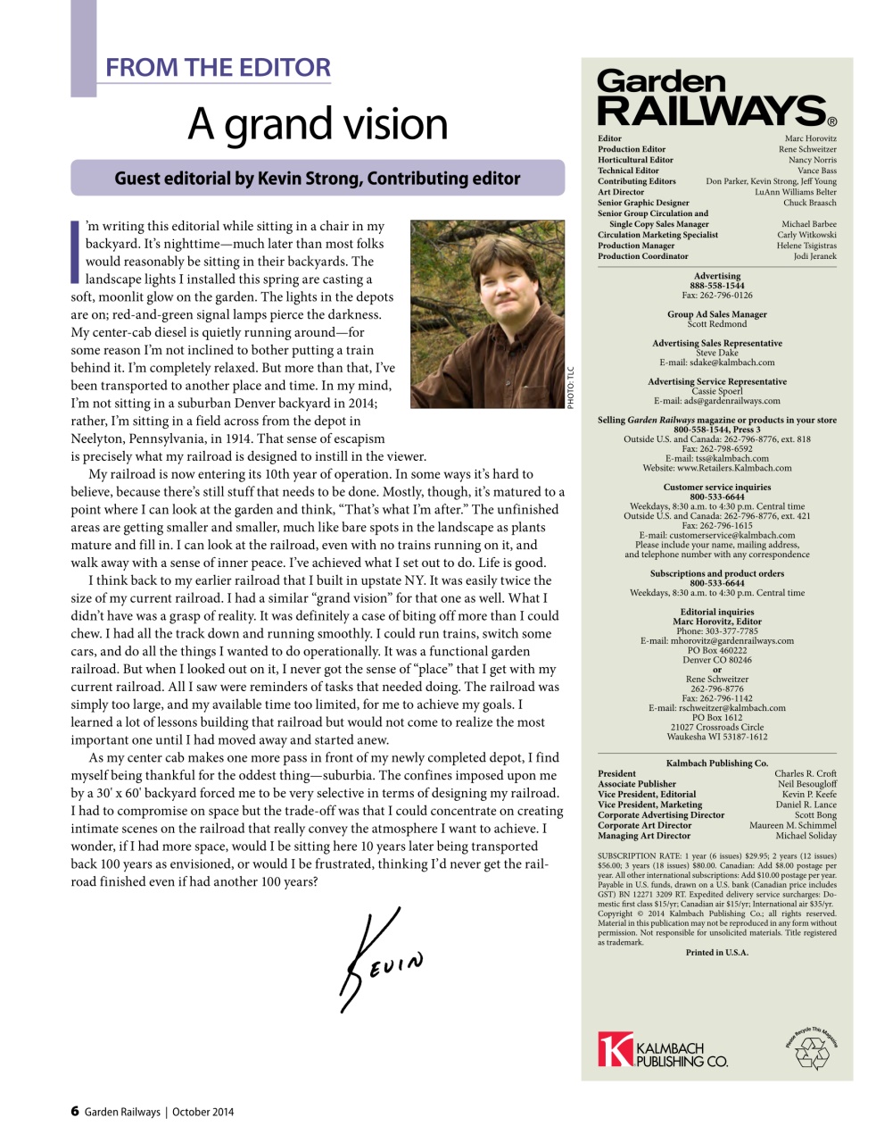 Garden Railways Preview Pages