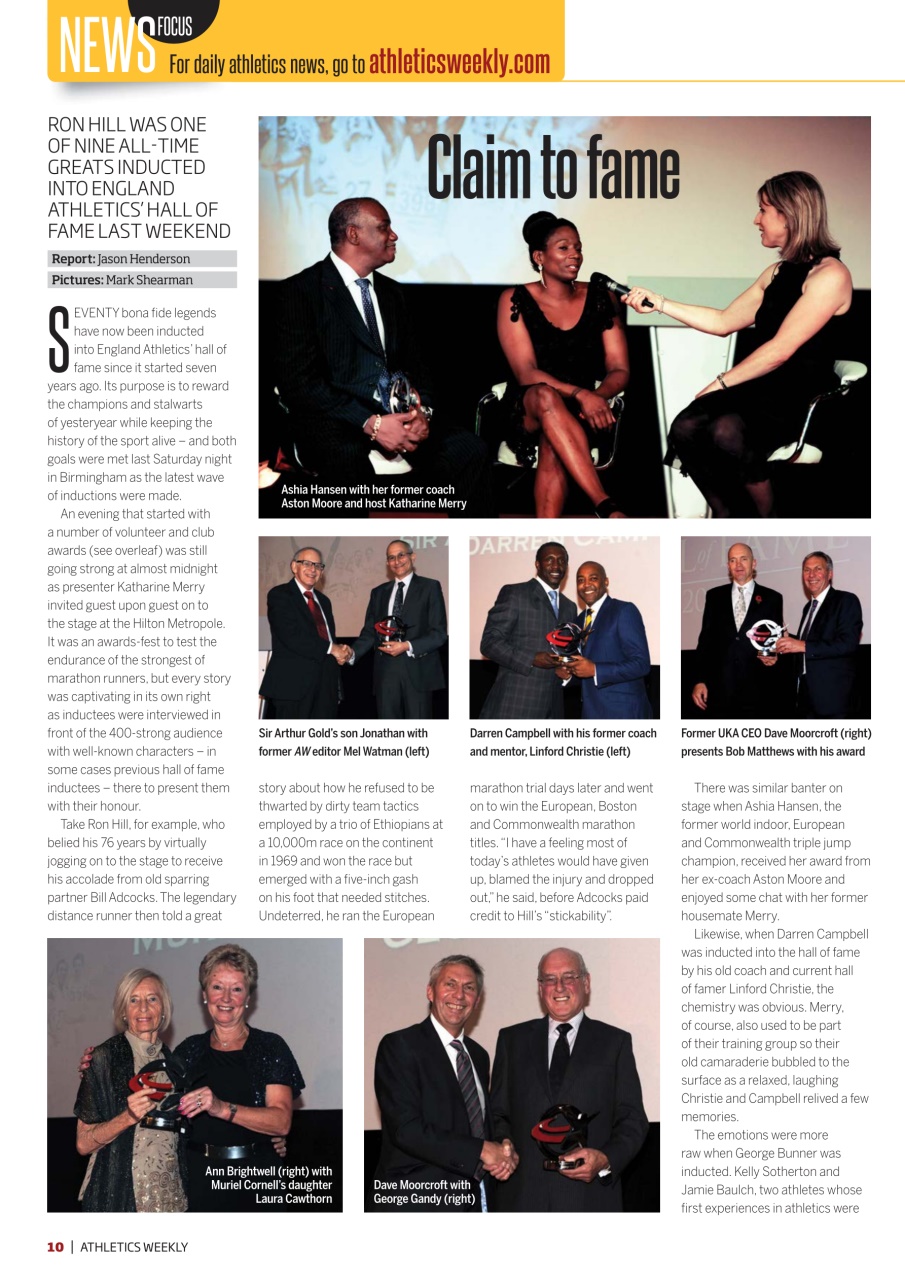 AW – Athletics Weekly Magazine Preview Pages