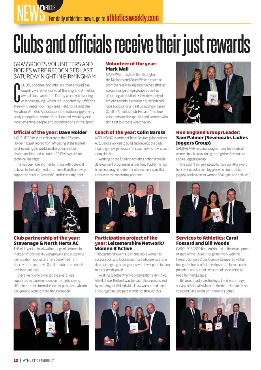 AW – Athletics Weekly Magazine Preview Pages